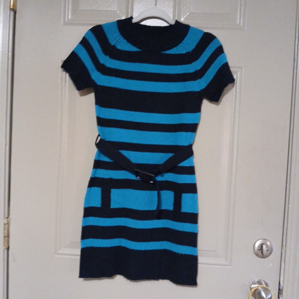 Just a Girl Striped Dress Size L/14